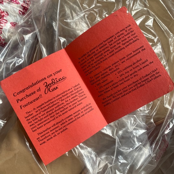 NWB VTG 1970s zodiac boots - Picture 8 of 8